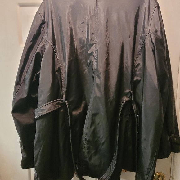 Avenue Black Trench Coat - Picture 7 of 7